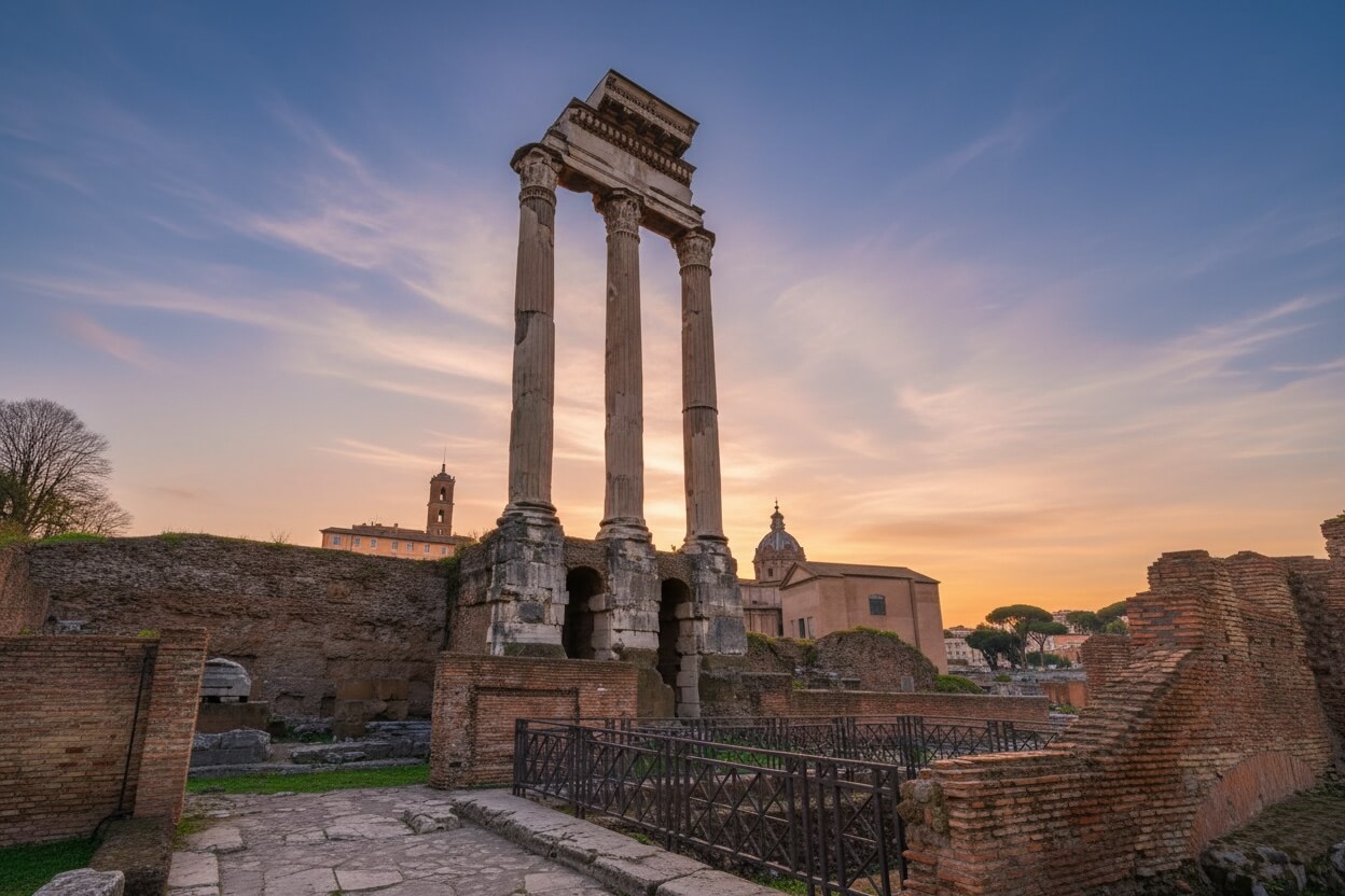 Vue intérieure du Colisée de Rome